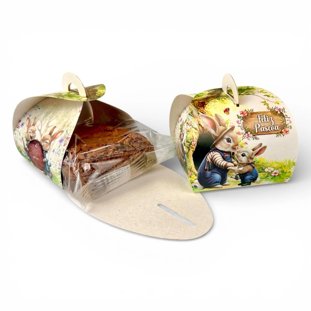 50 Embalagens Sacolinha (bem casado) Coleção Páscoa da Colheita