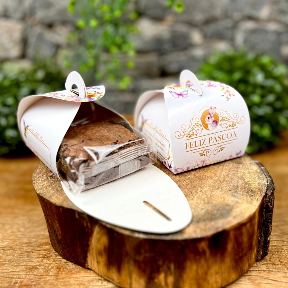 50 Embalagens Sacolinha (bem casado) Coleção Páscoa da Transformação