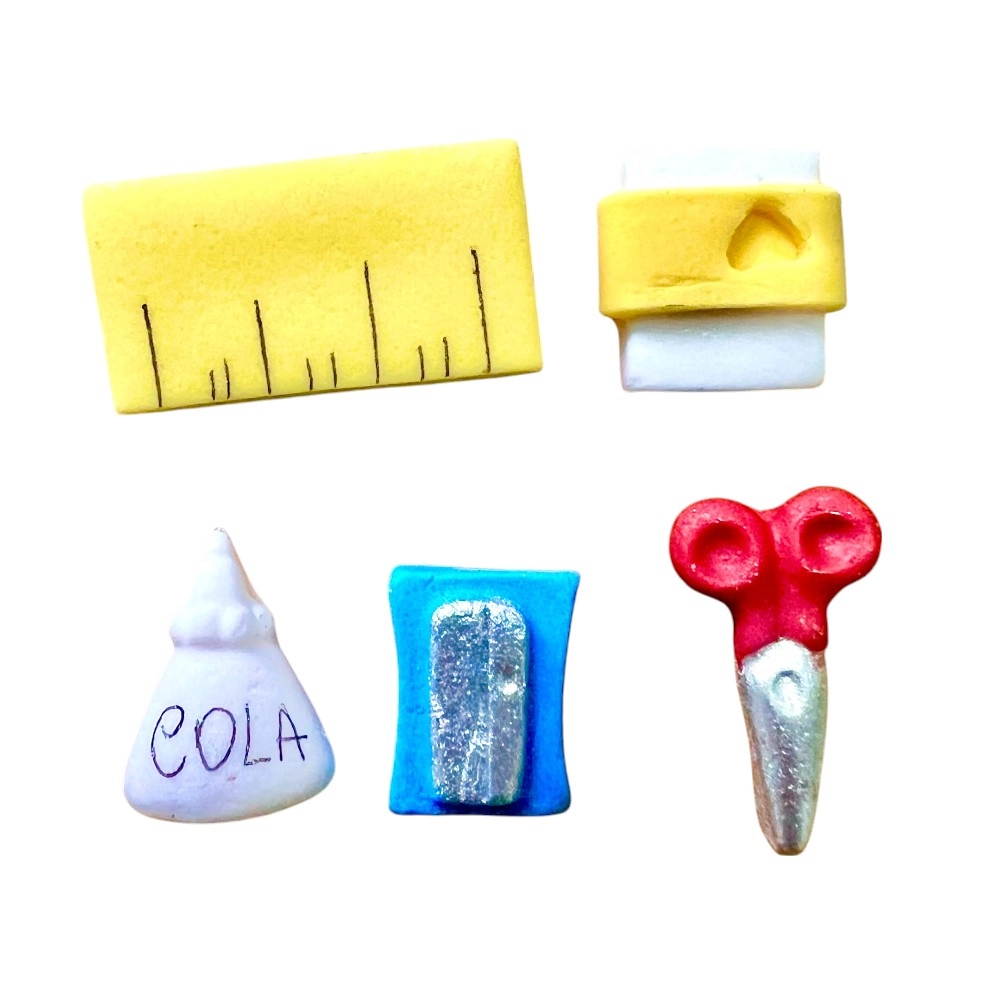 Confeitos de Açúcar - Mix Kit Escolar com 8 unidades 